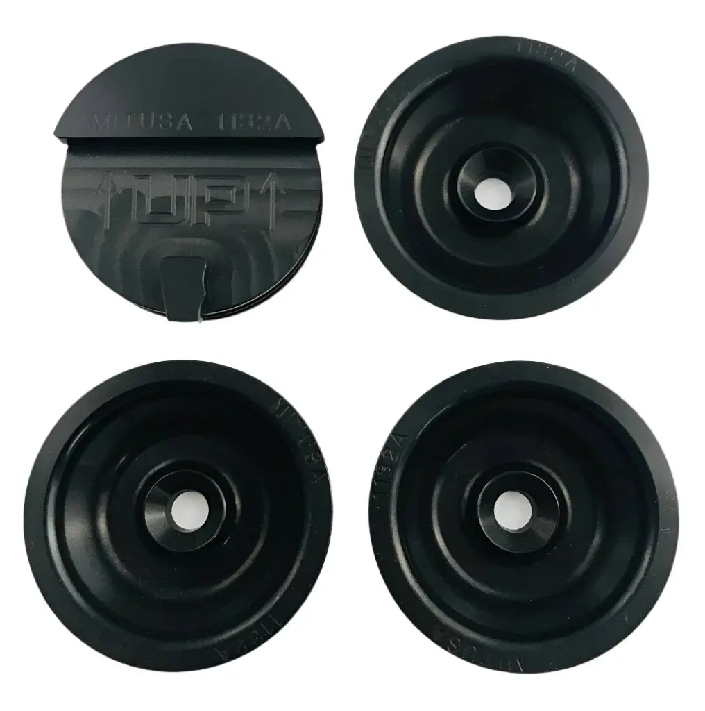 Beans Diesel | 2003-2024 Dodge Ram 5.9L / 6.7L Cummins Billet Freeze Plugs - Black 1