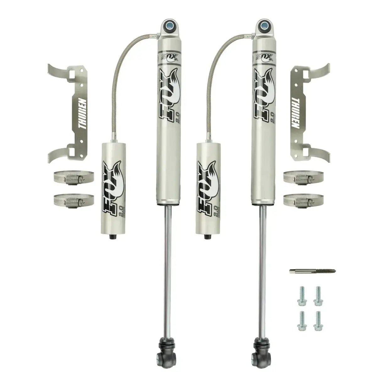 Thuren Fabrication | 2013+ Dodge Ram 3500 Fox 2.0 Remote Reservoir Shocks - Front 1