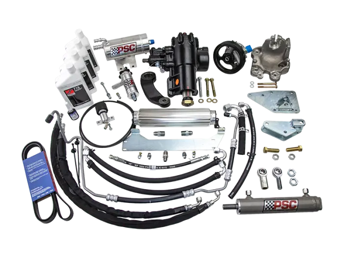 Psc | 2020+ Jeep Gladiator Jt 3.6 With Oe Axle & Tie Rod Cylinder Assist Steering Kit 1