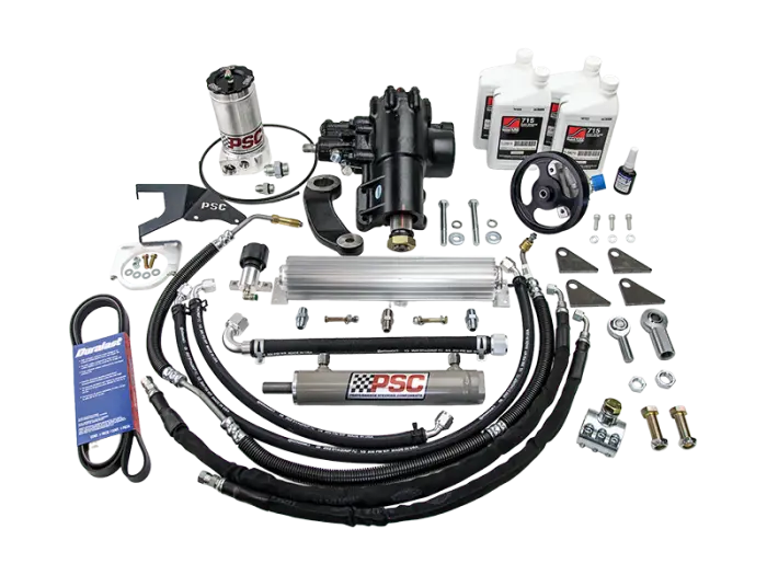 Psc | 2007-2011 Jeep Wrangler Jk 3.8 With Aftermarket Front Axle 8 Inch Lock To Lock Cylinder Assist Steering Kit (No Clamp) 1