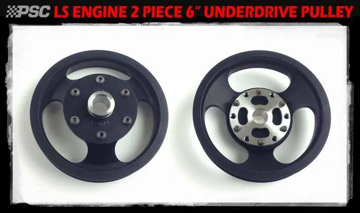 Psc | 6.0 Inch Two Piece Power Steering Pump Pulley (Serpentine) *Discontinued* 1