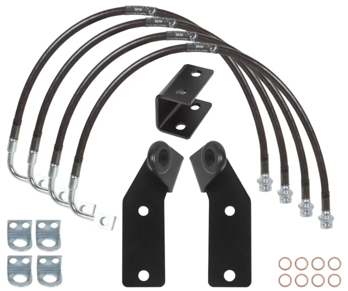 Carli Suspension | 2011-2018 Jeep Wrangler Jk Brake Line Kit 1