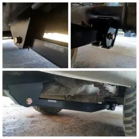 Patton Fabrication | 2003-2013 Dodge Ram 2500 / 2003-2018 3500 Long Travel Traction Bars | C-Bend 1