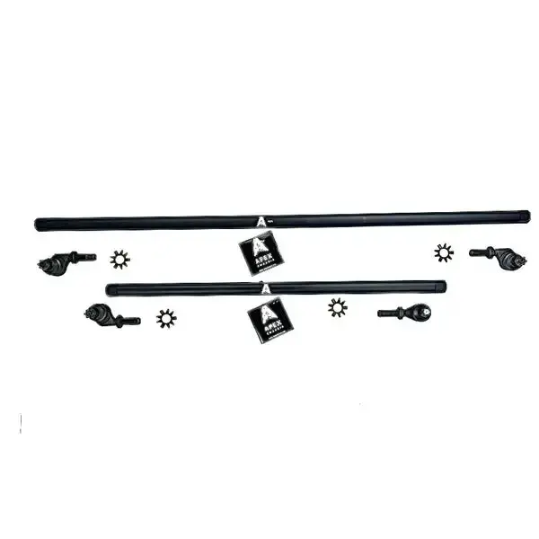 Apex Chassis | 2007-2018 Jeep Wrangler Jk 1 Ton Steering Kit - Black Aluminum 1