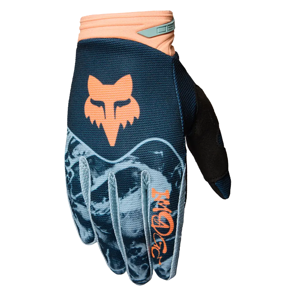 Fox 180 Image Print Gloves (Galaxy Blue) 1