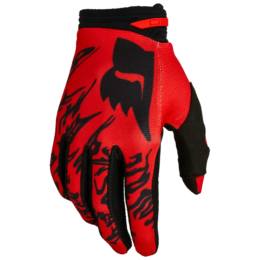 Fox 180 Peril Gloves (Red) 1