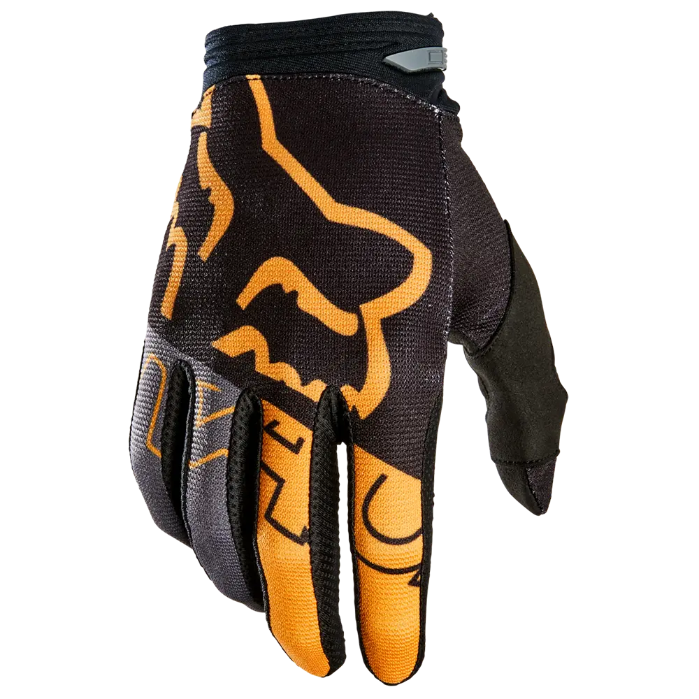 Fox 180 Skew Gloves (Black Gold) 1