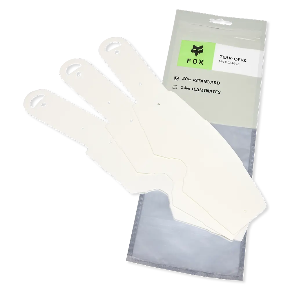***Multi-Pack***Mx24-Mx26 Fox Main/Airspace Tear Offs - Standard ( 2Packs Of 20) 1