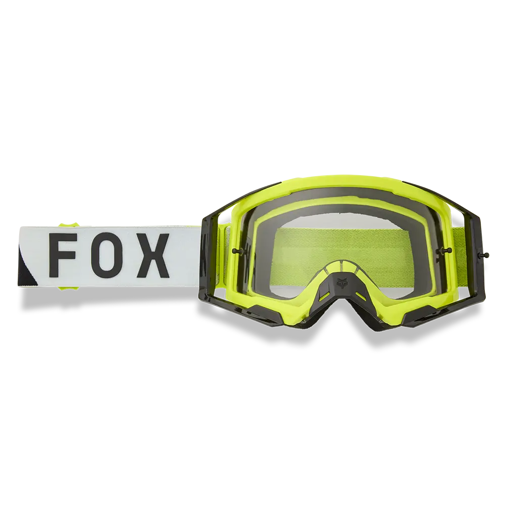 Fox Airspace Tine Goggle - Clear Lens (Fluo Yellow) 1