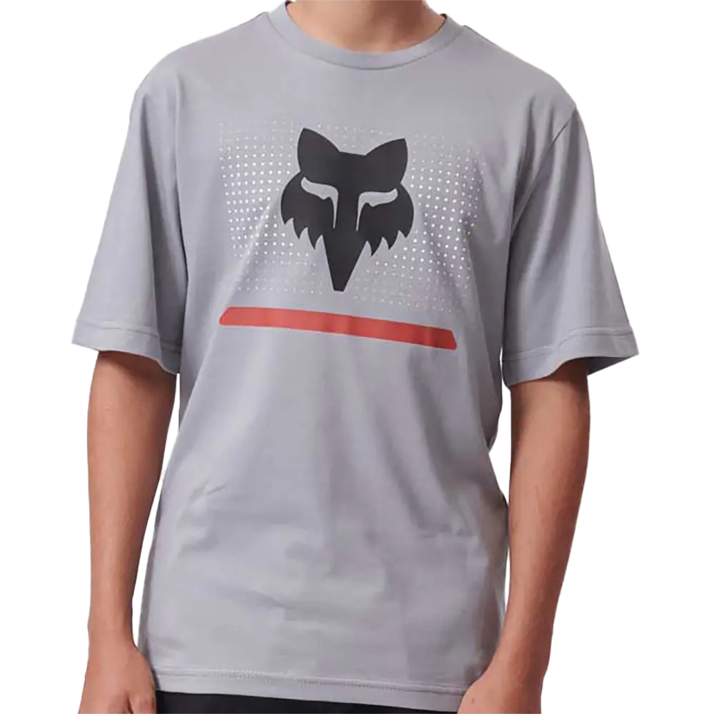 Fox Optical Illusion Boys Ss Tee (Tradewinds Grey) 1