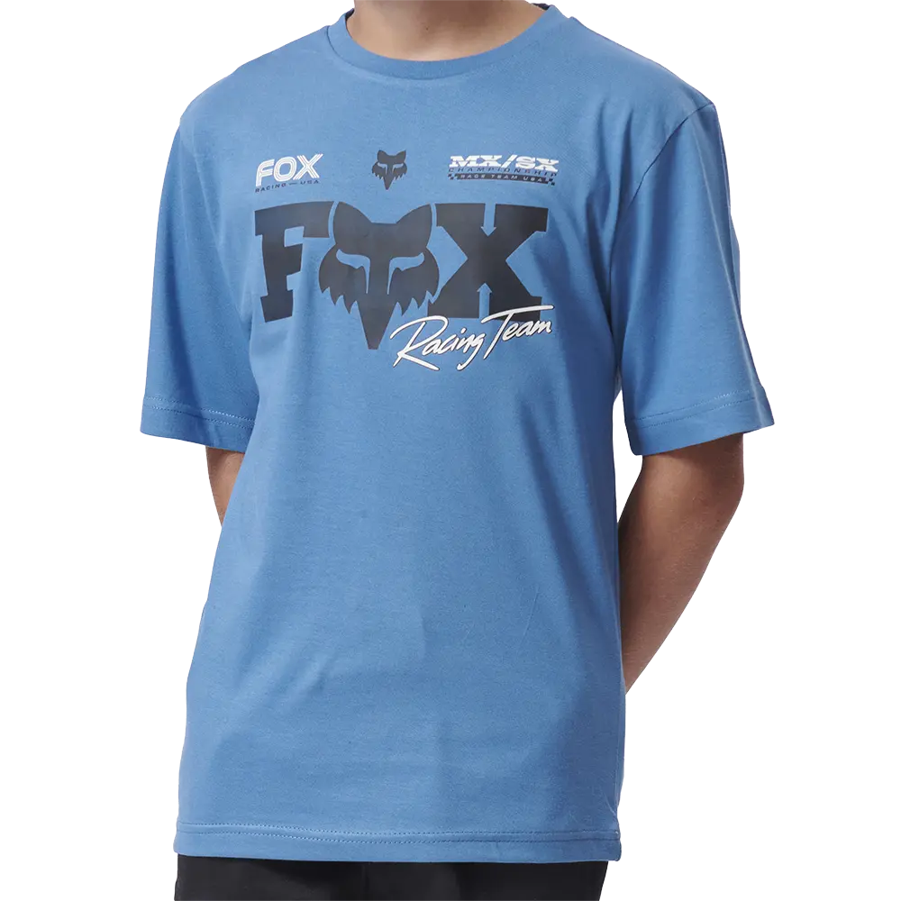 Fox Rival Boys Ss Tee (Banaff Blue) 1