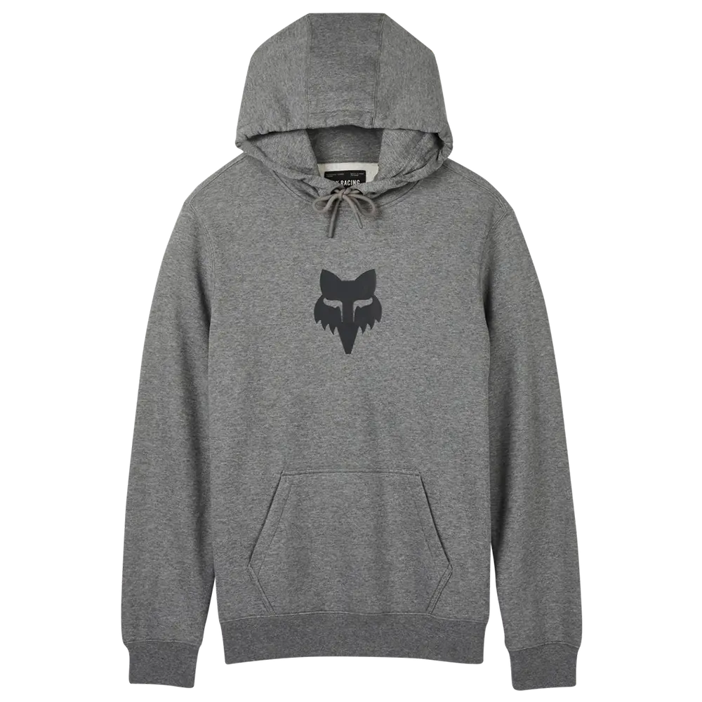 Fox Head Pullover Hoodie (Heather Graphite) Slim Fit 1