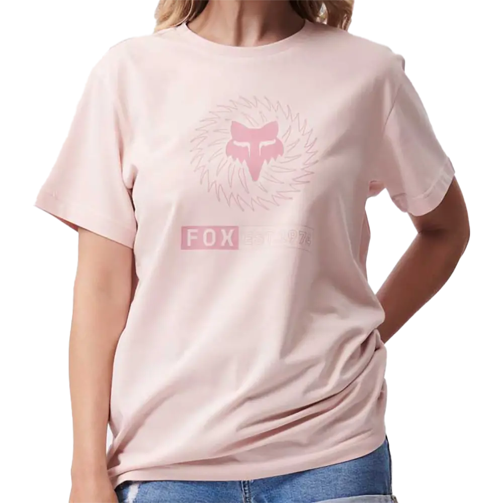 Fox Women’S Iris Oversized Ss Tee (Moss Pink) 1