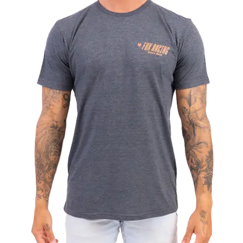 Fox Chkd Out Ss Tee (Heather Black) 1