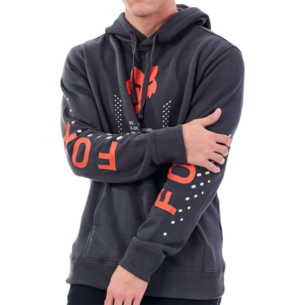 Fox Shield Pullover Fleece Hoodie (Asphalt Grey) 1
