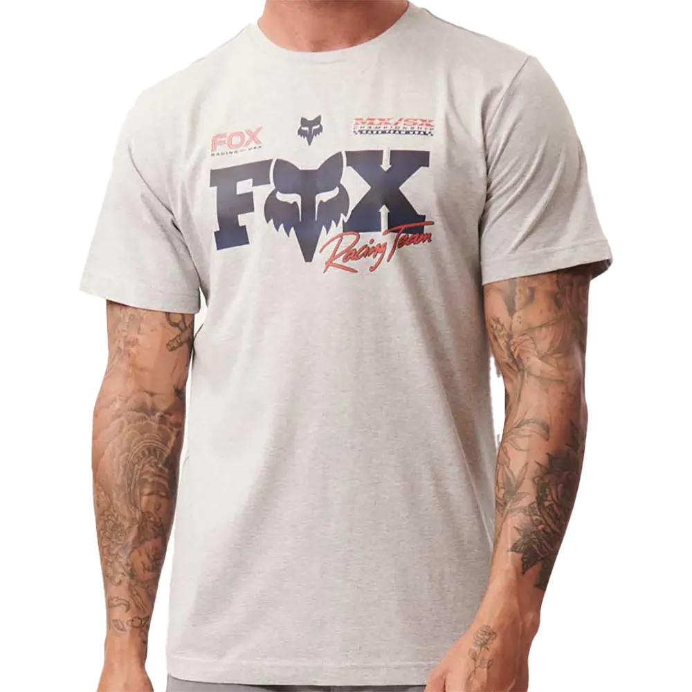 Fox Rival Ss Tee (Light Grey Heather) 1