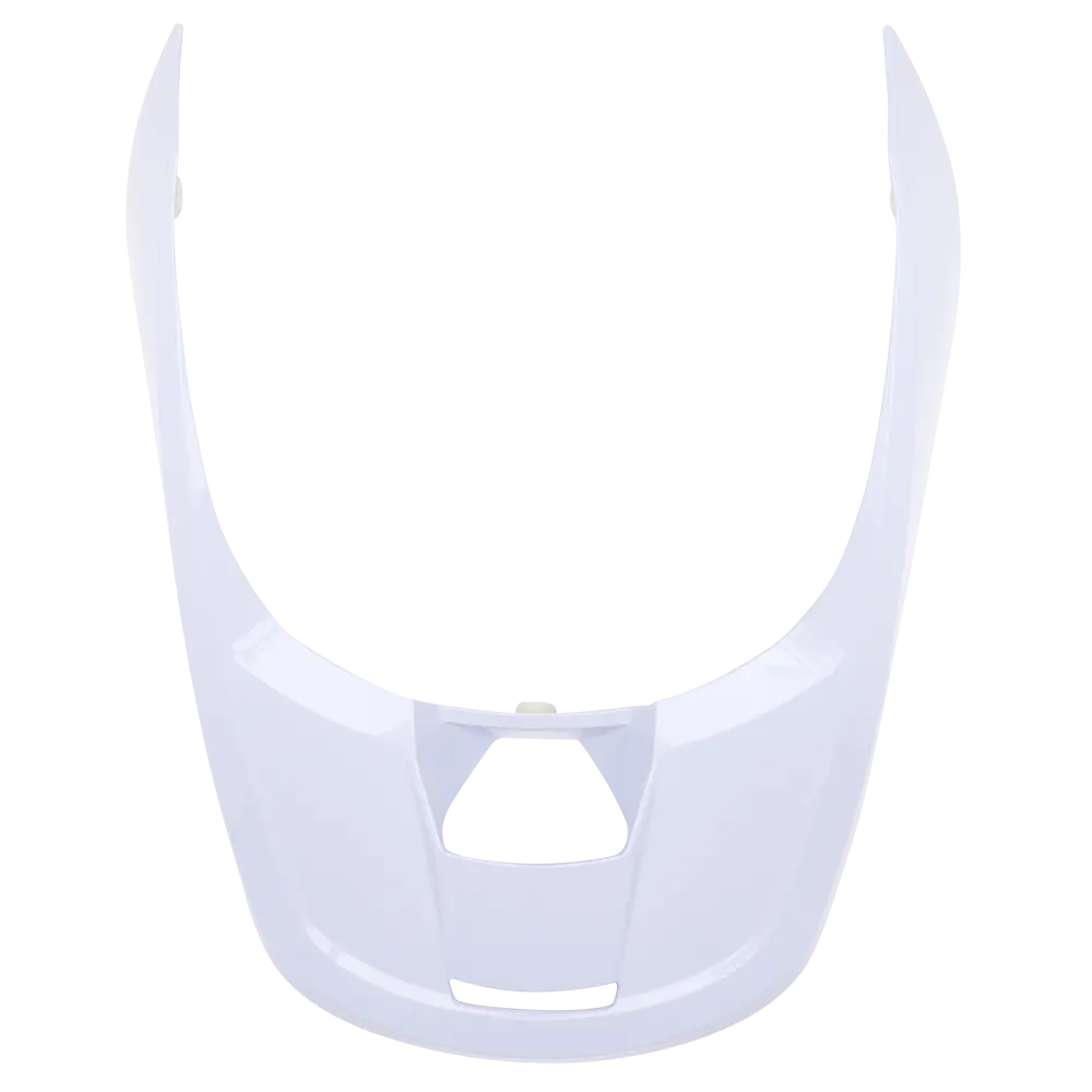 Fox V1 Core Helmet Visor/Peak Gloss (White) 1