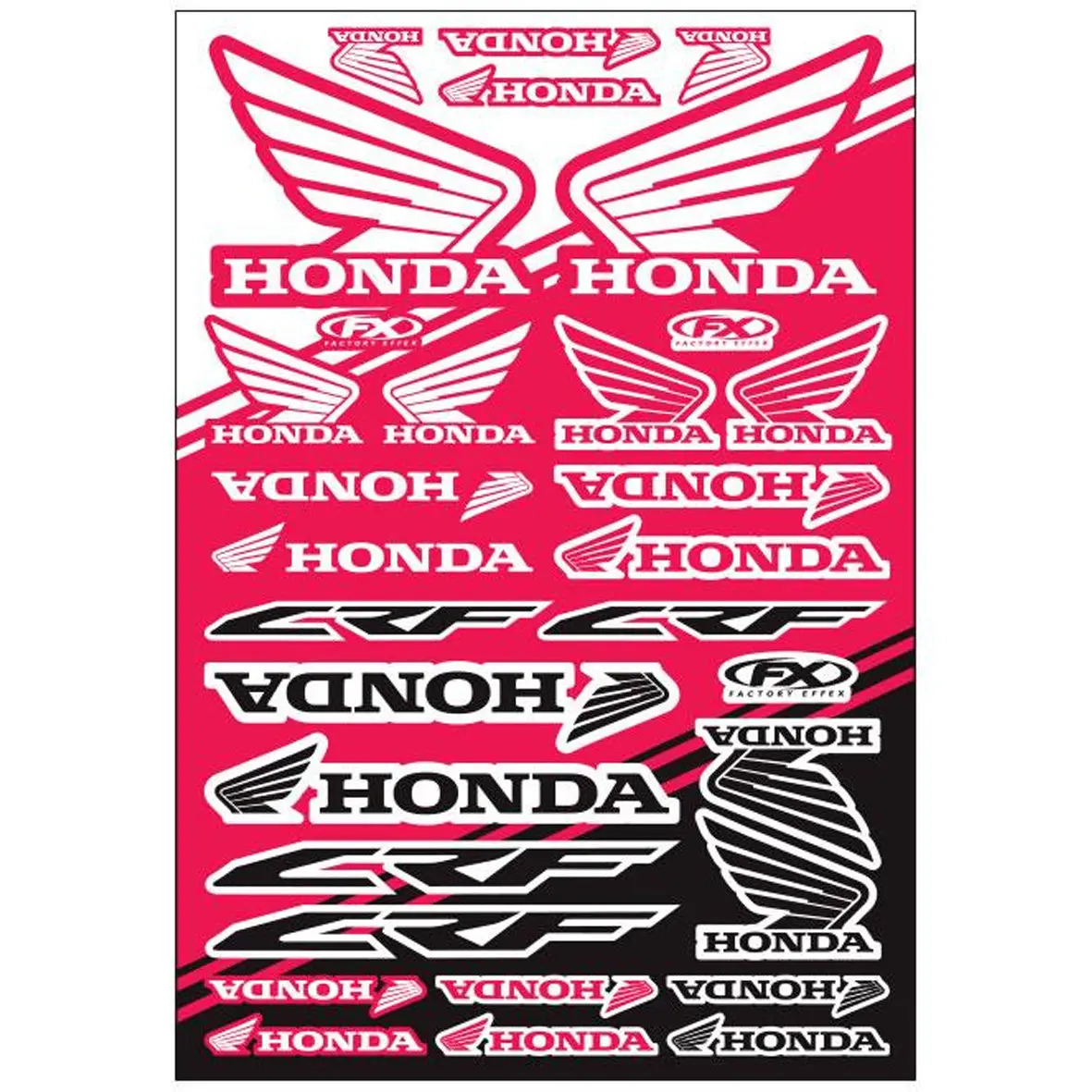 Factory Effex Honda Crf Sticker Pack (22-68330) 1