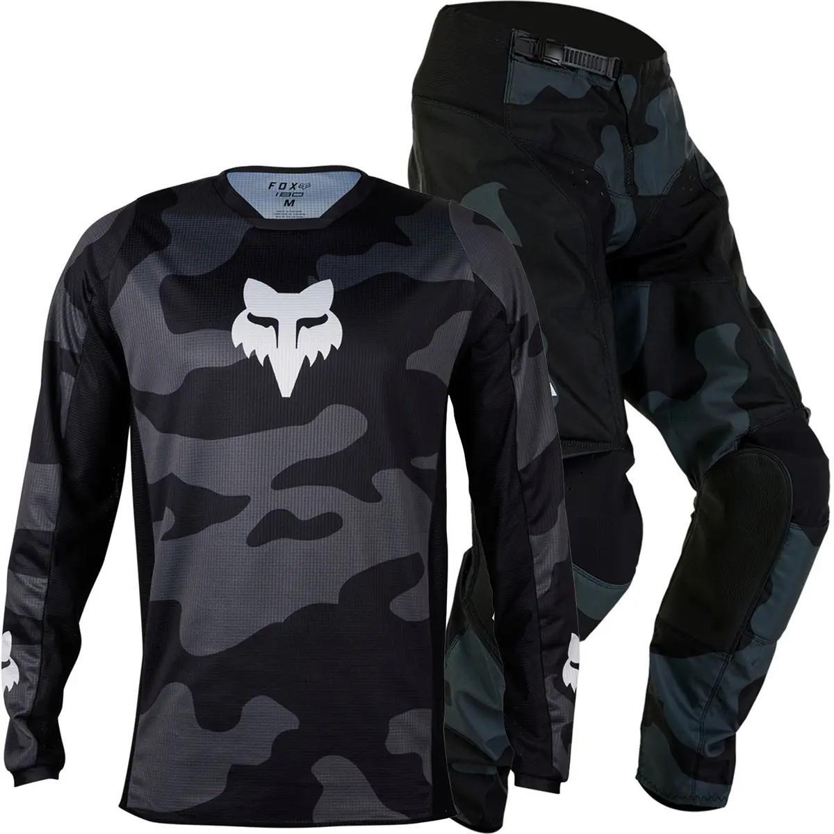 Fox Youth 180 Bnkr Gear Combo (Black Camo) 1