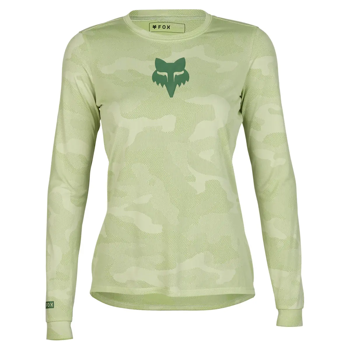 Fox Women's Ranger Trudri Ls Mtb Jersey (Cactus Green) 1