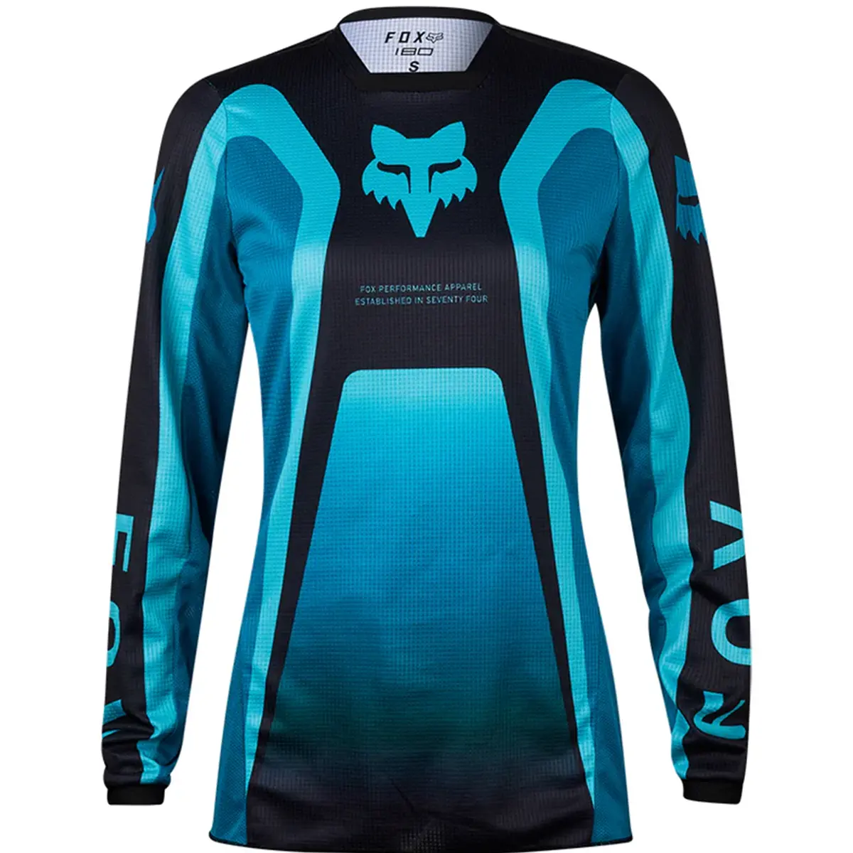 Fox Womens 180 Ballast Jersey (Maui Blue) 1