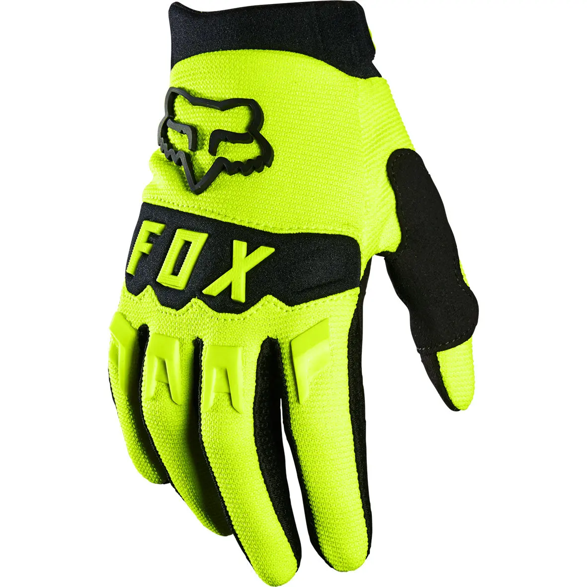 Fox Youth Dirtpaw Gloves (Fluo Yellow) 1