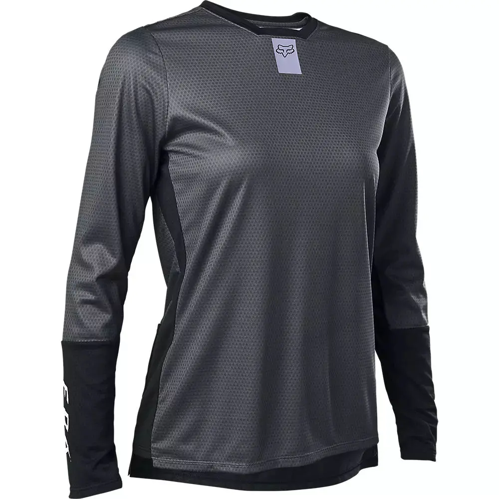 Fox Women's Defend Ls Mtb Jersey (Dark Shadow) 1