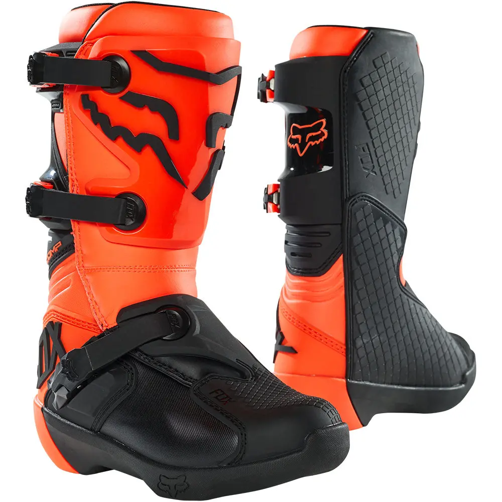 Fox Youth Comp-Y Boots (Fluo Orange) 1