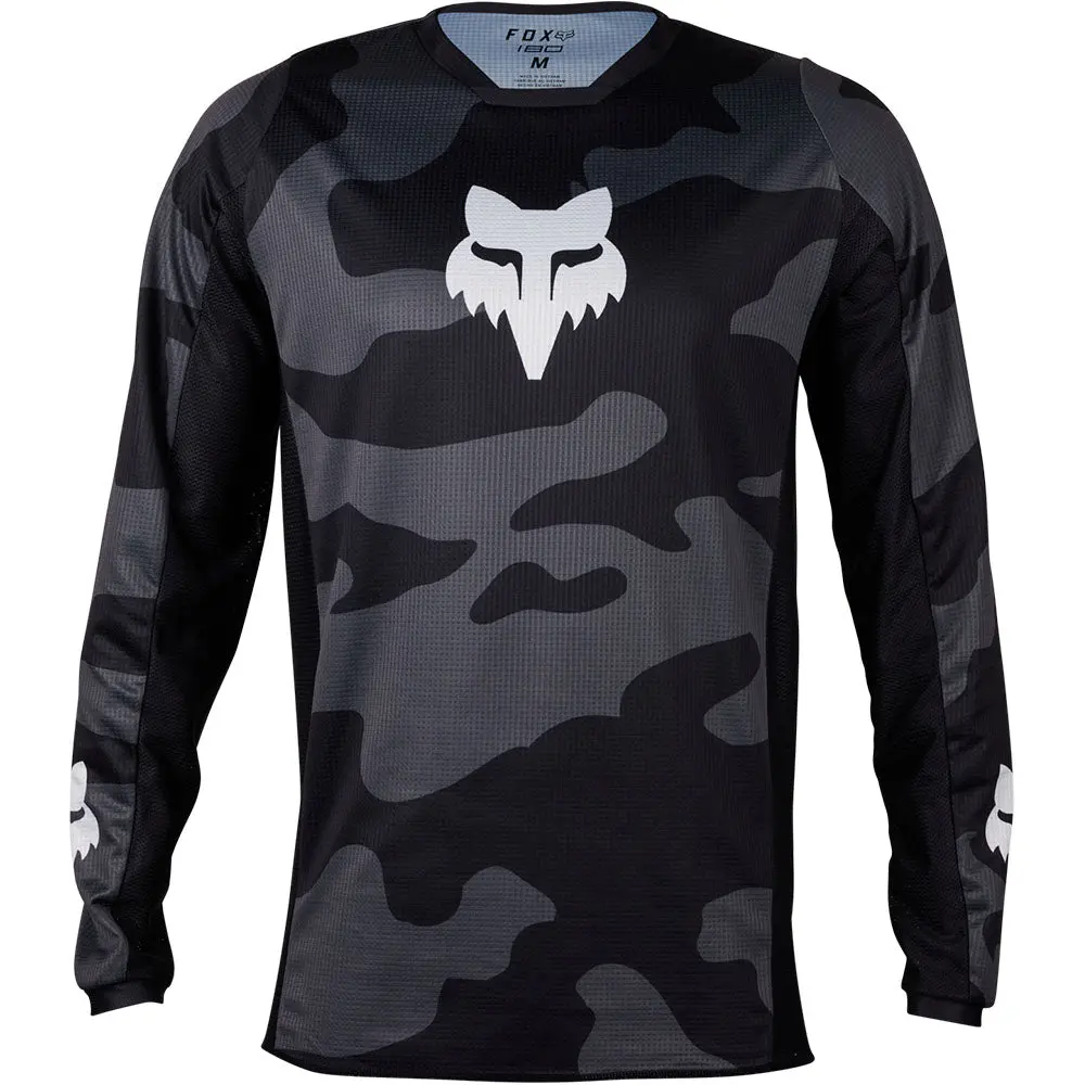 Fox 180 Bnkr Jersey (Black Camo) 1