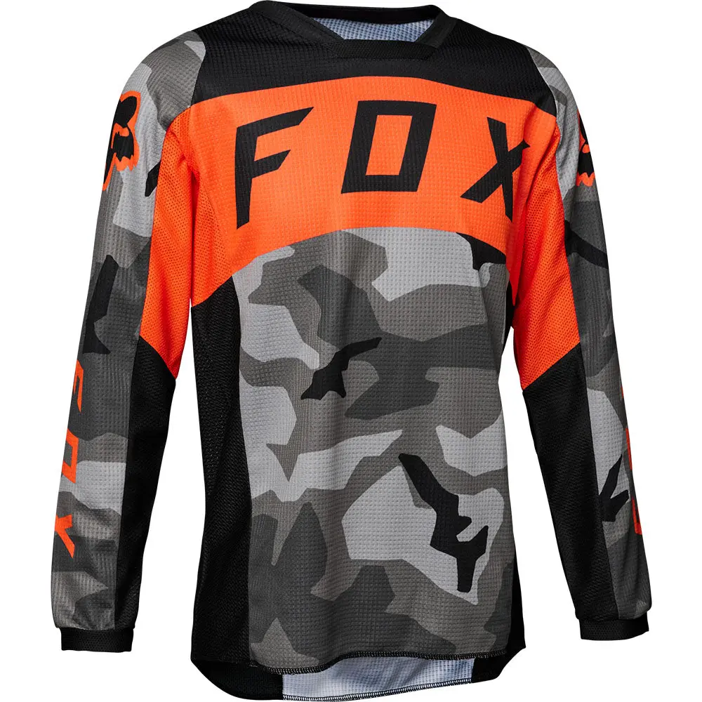 Fox Youth 180 Bnkr Jersey (Grey Camo) 1