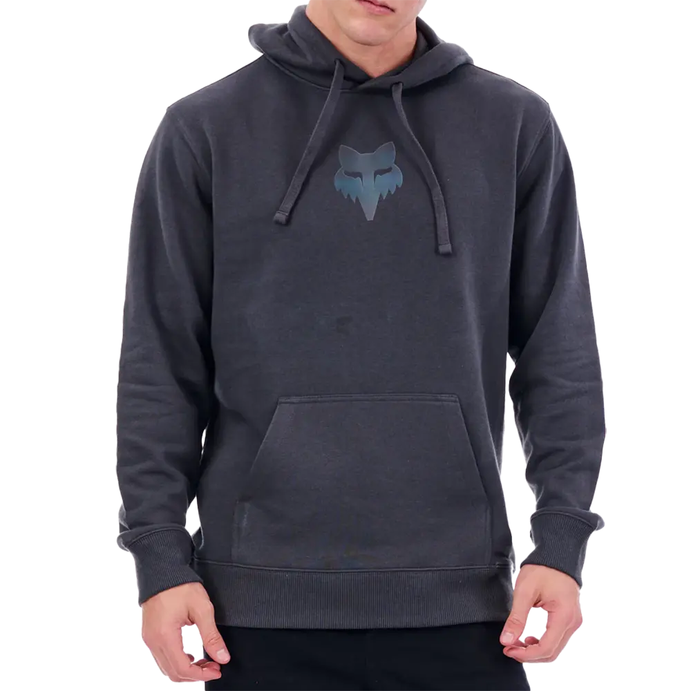 Fox Head Pullover Fleece Hoodie (Asphalt Grey) 1