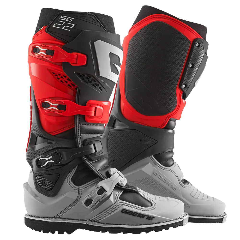 Gaerne Sg22 Boots Gor-Tex Enduro (Red Black Grey) 1