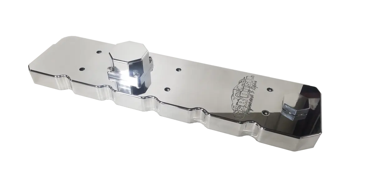 G&R Diesel | 2007.5-2022 Dodge Ram 6.7L Cummins Valve Cover Billet Aluminum Polished 1