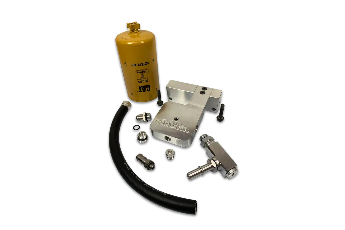 G&R Diesel | 2010-2012 Dodge Ram 6.7L Cummins Cat Fuel Filter Conversion Kit 1