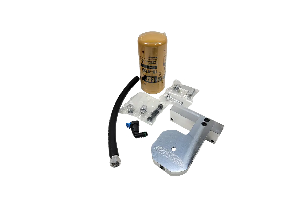G&R Diesel | 2019-2020 Dodge Ram 6.7L Cummins Cat Fuel Filter Conversion Kit 1
