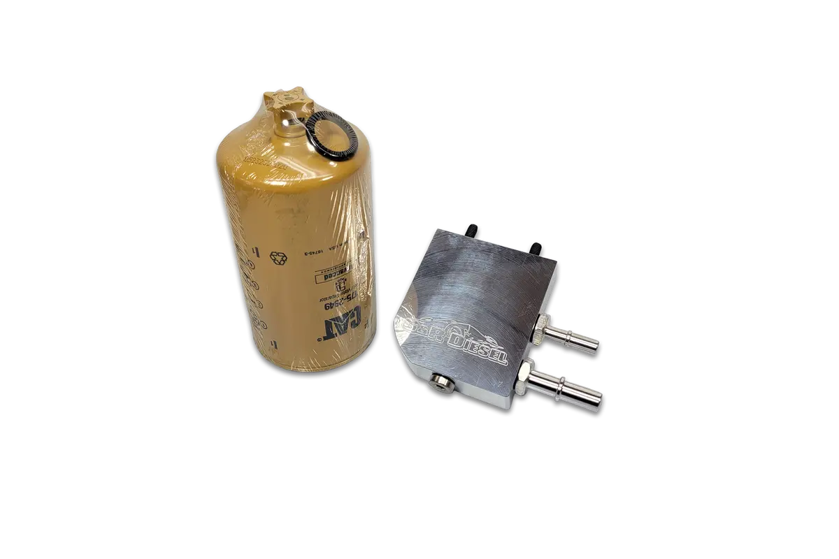 G&R Diesel | 2013-2018 Dodge Ram 4500 / 5500 6.7L Cummins Rear Cat Fuel Filter Conversion Kit - Without Heater 1