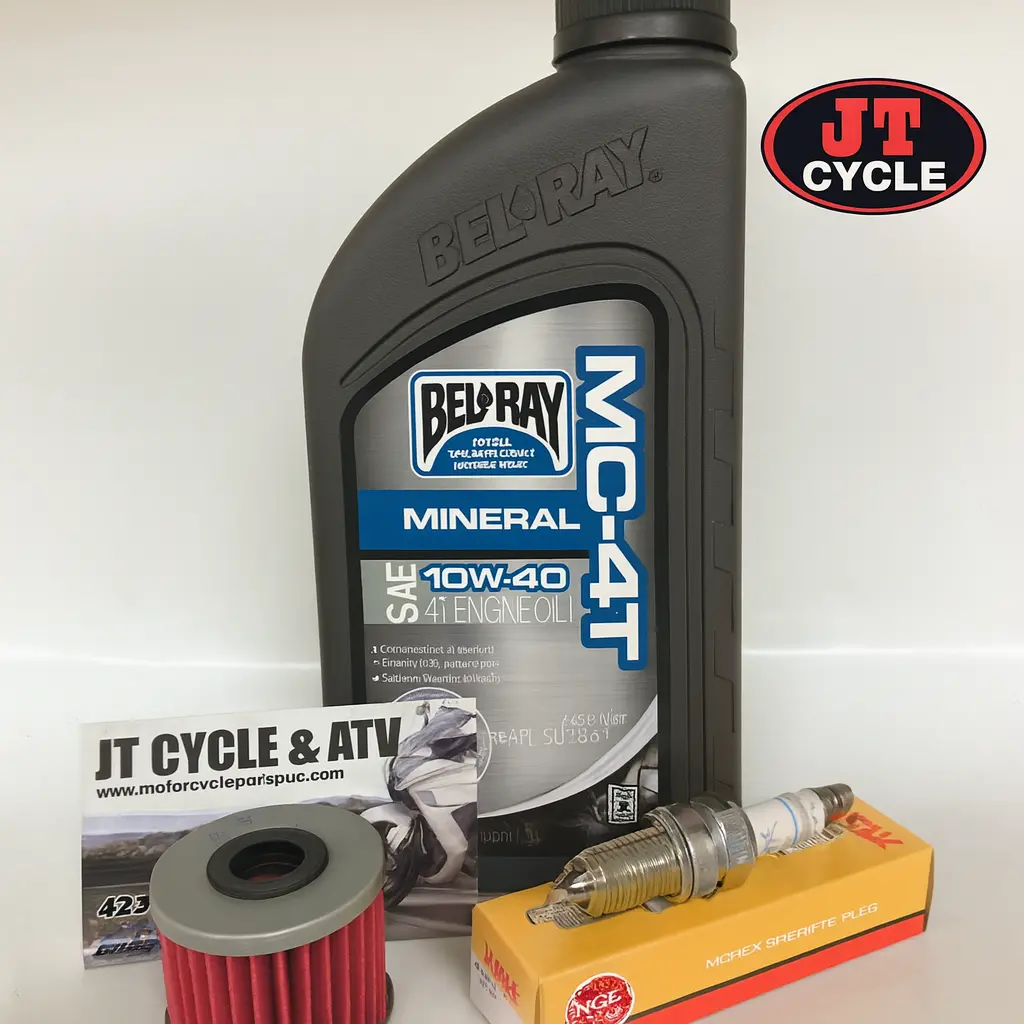 Honda Grom Monkey Msx125 Z125 Oil Change Tune Up Kit  Belray 10W‑40 Oil, Hiflo Filter, Ngk Cpr7ea‑9  2022‑2024 1