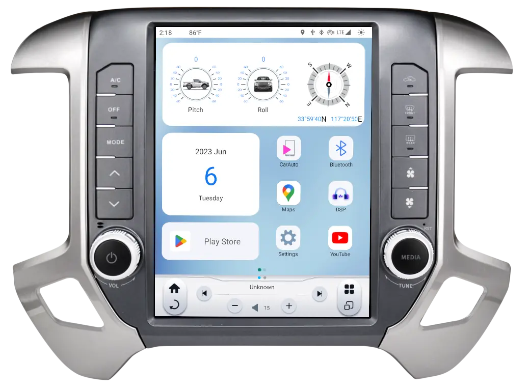 Linkswell | 2014-2018 Gm 1500 / 2014-2019 2500 / 3500 T-Style Gen 6 Radio 1