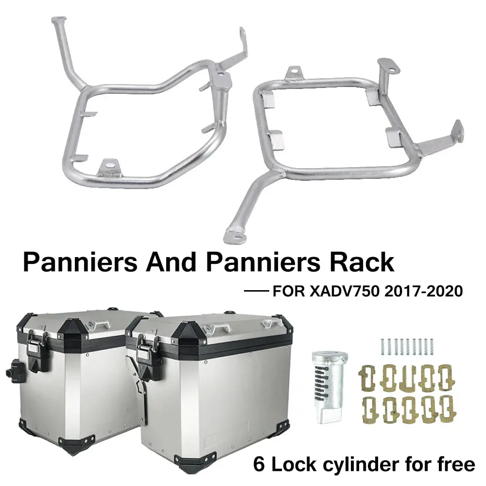 Luggage Box Rack For Honda Xadv750 X Adv 750 X-Adv750 2021 2022 2023 Motorcycle Top Case Tail Box Rear Pannier Saddlebag Bracket 3