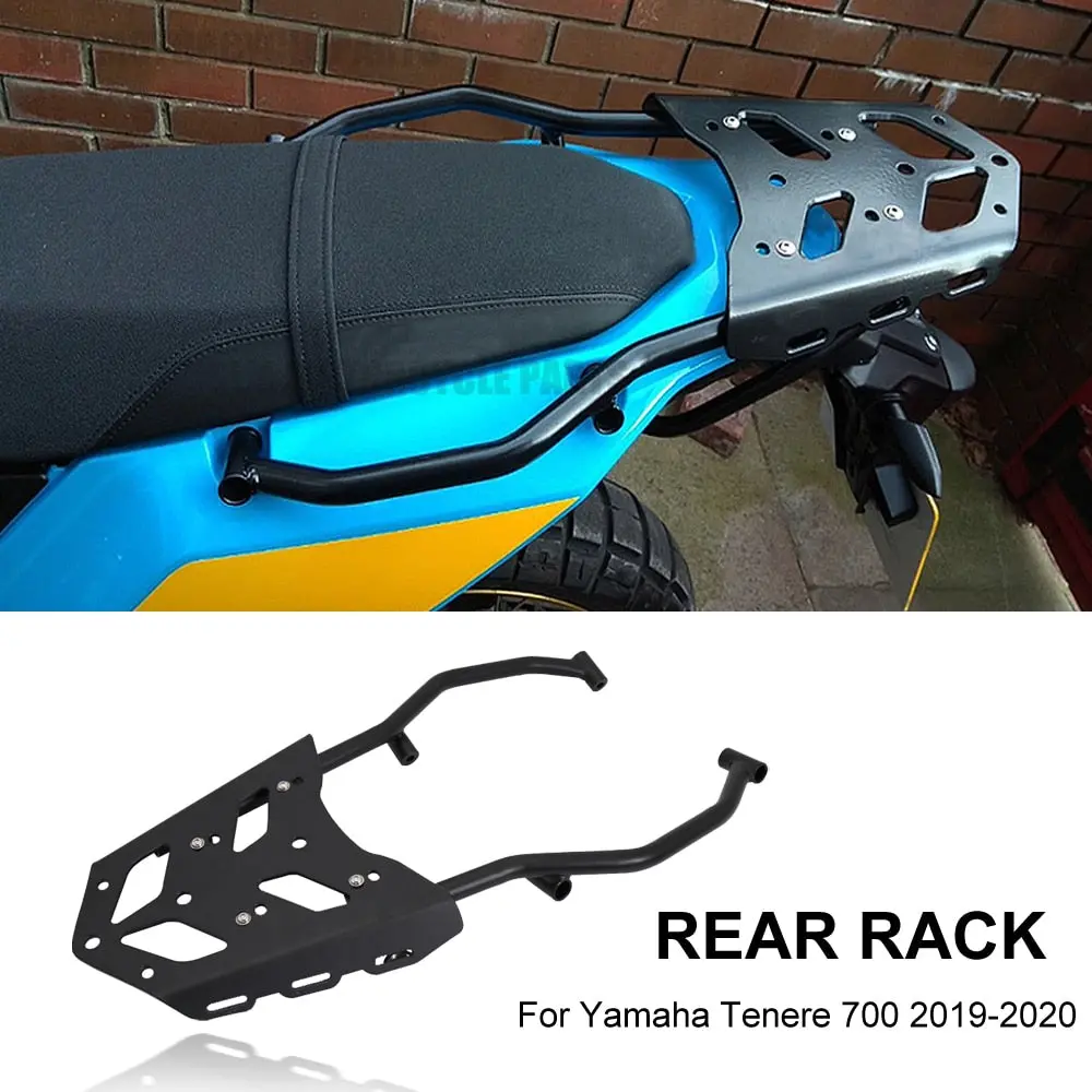 New Motorcycle Accessories Top Case Rear Rack Carrier For Yamaha Tenere 700 Tenere700 Xtz700 2021 2020 2019 Rear Luggage Rack 1