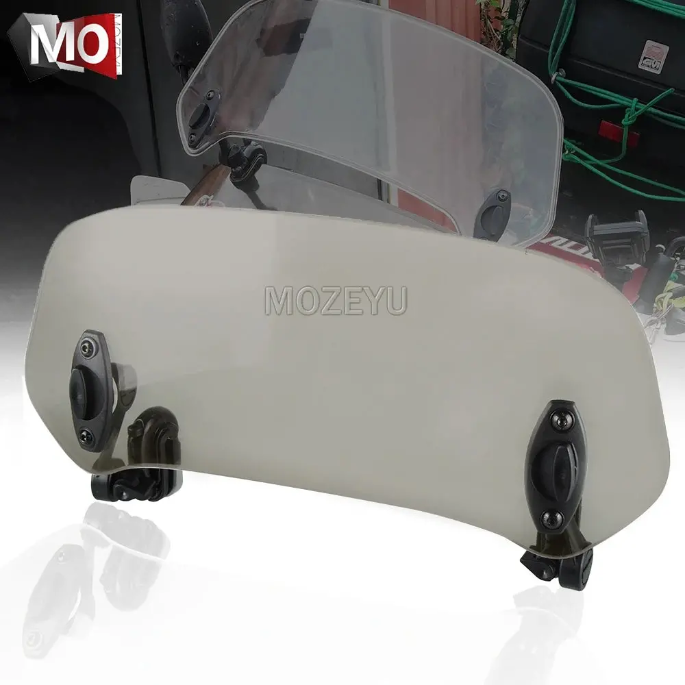 Motorcycle Windshield Extension Spoiler Windscreen Air Deflector For Honda Nt650 Hawk Gt Ntv 600 650 Nx500 Nx650 J-X Dominator 1