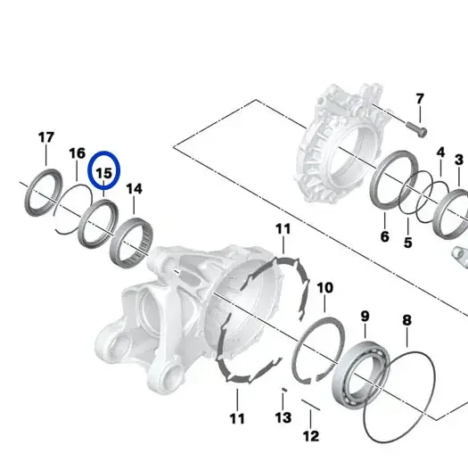 Rear Wheel Gearbox Oil Seal  For Bmw R1200gs Adv R1200rt K1300r K1200r Gt Rninet R900rt St 1