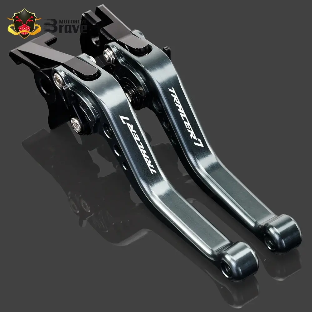 2022 For Yamaha Tracer 7 2021 Tracer 700 2016-2021 Motorcycle Short Cnc Adjustable Brake Clutch Levers Tracer700 Tracer7 8