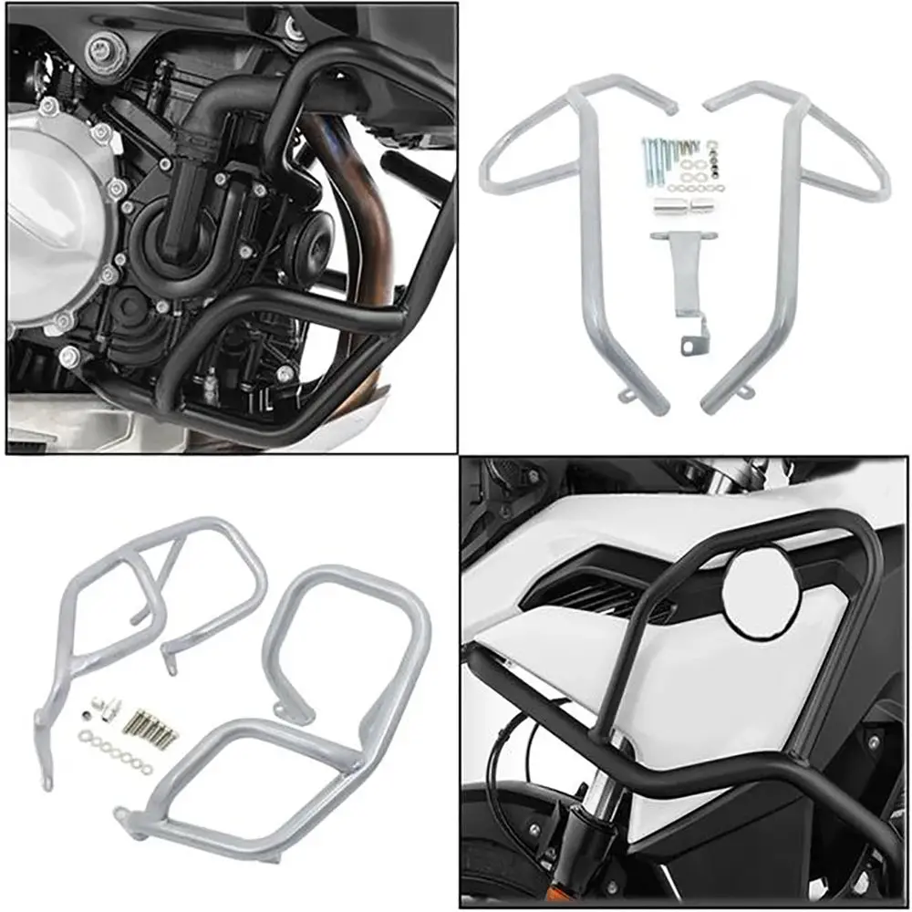 For Bmw F850gs F750gs F 750 Gs F 850 Gs 2017-2023 Upper Lower Engine Guard Crash Bar Tank Bumper Stunt Cage Fairing Protection 5