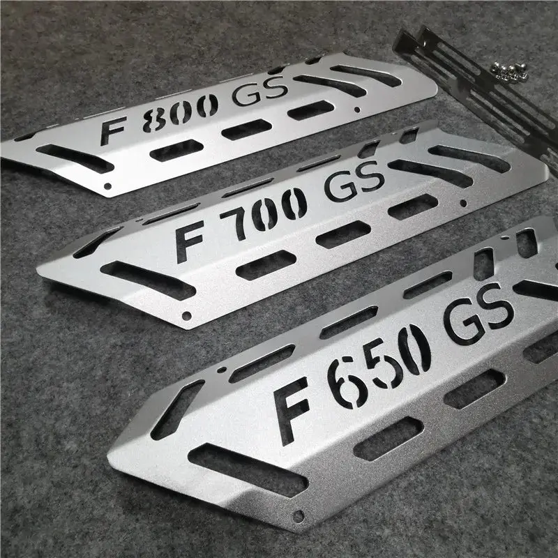 For Bmw F650gs F700gs F800gs Adv 2008-2017 Motorcycle Parts Aluminum Exhaust Pipe Guard Cover 1