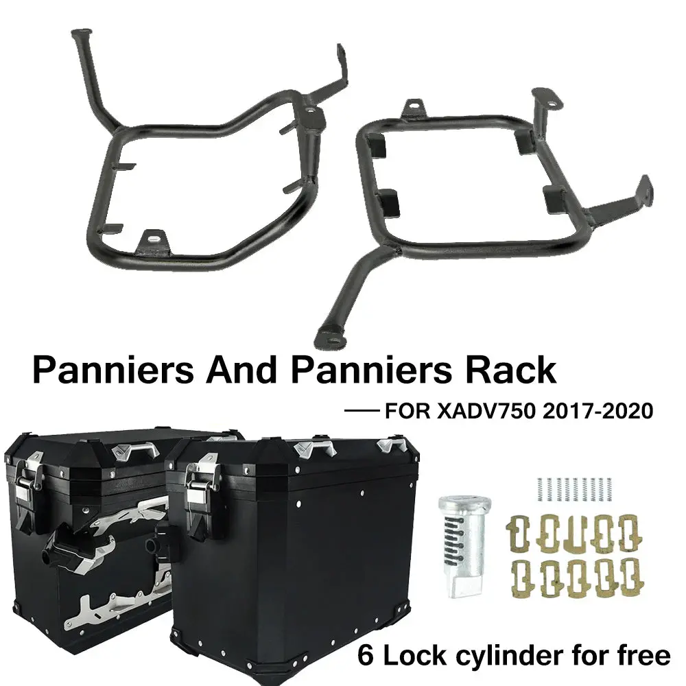 Luggage Box Rack For Honda Xadv750 X Adv 750 X-Adv750 2021 2022 2023 Motorcycle Top Case Tail Box Rear Pannier Saddlebag Bracket 4