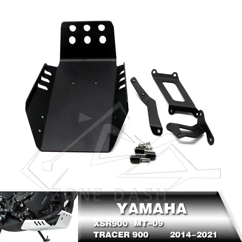 Motorcycle Engine Base Chassis Protection Cover Skid Plate For Yamaha Mt09 Fz09 Mt Fz 09 2014-2019 2020 2021 Xsr900 Tracer 900 1