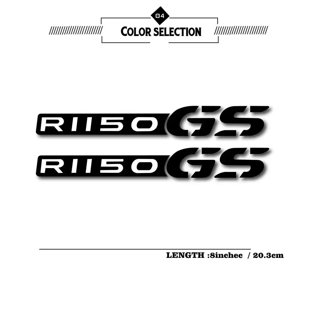 New Motorcycle Bicycle Reflective Waterproof Wheel Logo Fuel Tank Sticker Logo For Bmw R1150gs R 1150 Gs R1150gs R1150 Gs 6