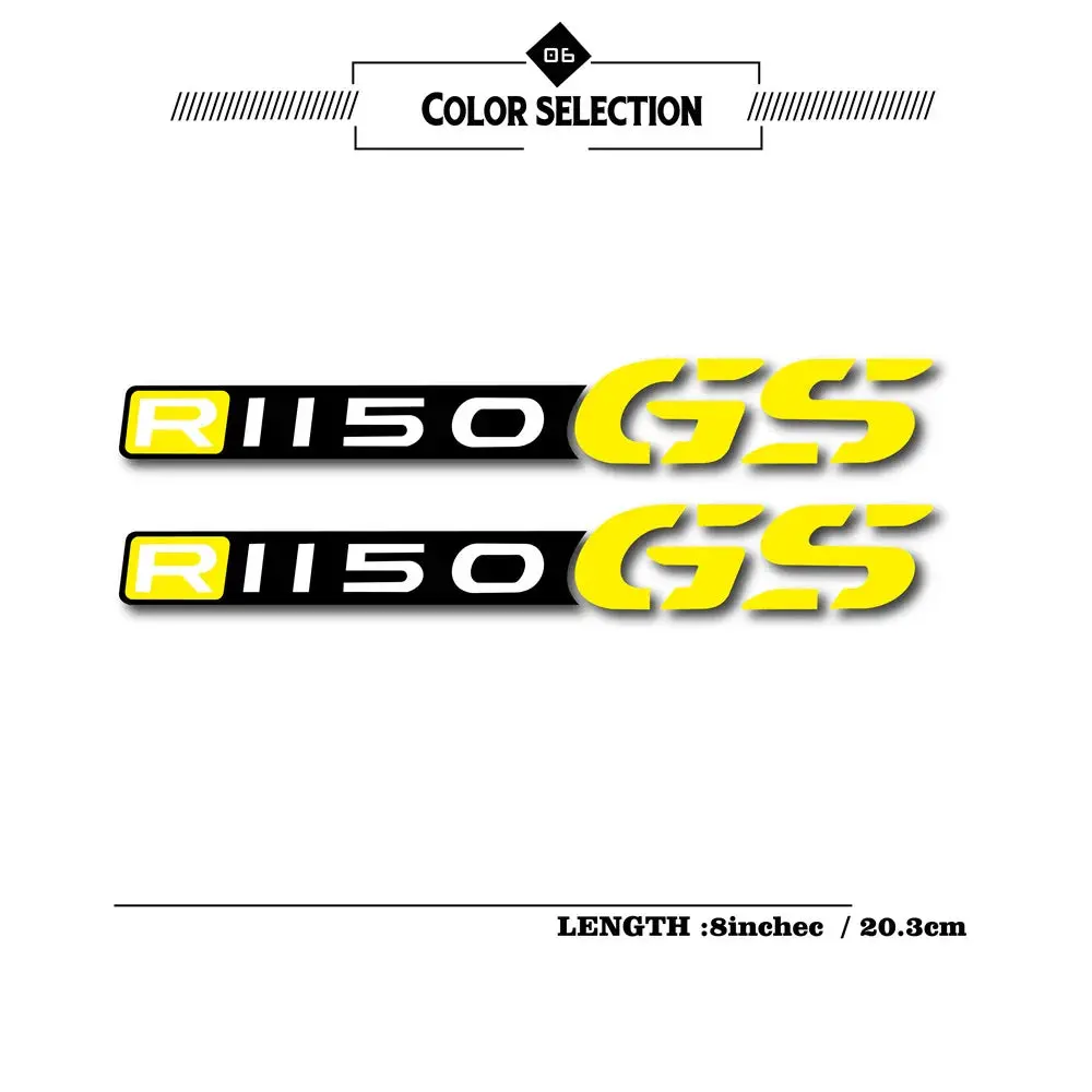 New Motorcycle Bicycle Reflective Waterproof Wheel Logo Fuel Tank Sticker Logo For Bmw R1150gs R 1150 Gs R1150gs R1150 Gs 7