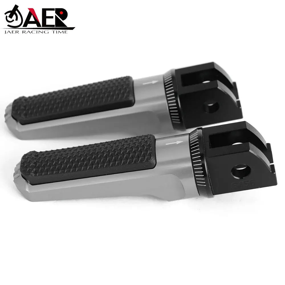 Motorcycle Front Rider Foot Pegs Pedals Footrest For Yamaha Mt07 Mt 07 Tracer Mt-07 Tracer Gt Mt09 Mt 09 Sp Mt-09 Tracer /Gt 1